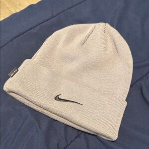 Nike Light Gray Knit Beanie